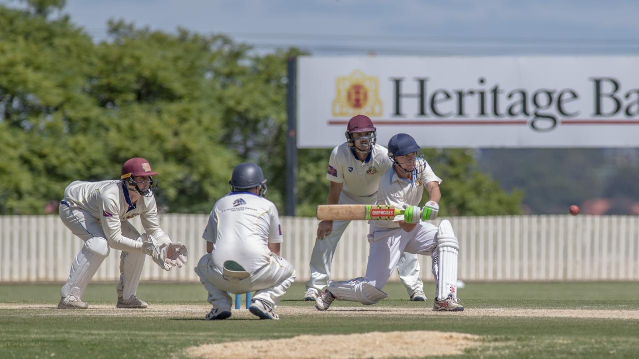 Ryan Ward bats for Wests. Picture: Nev Madsen.