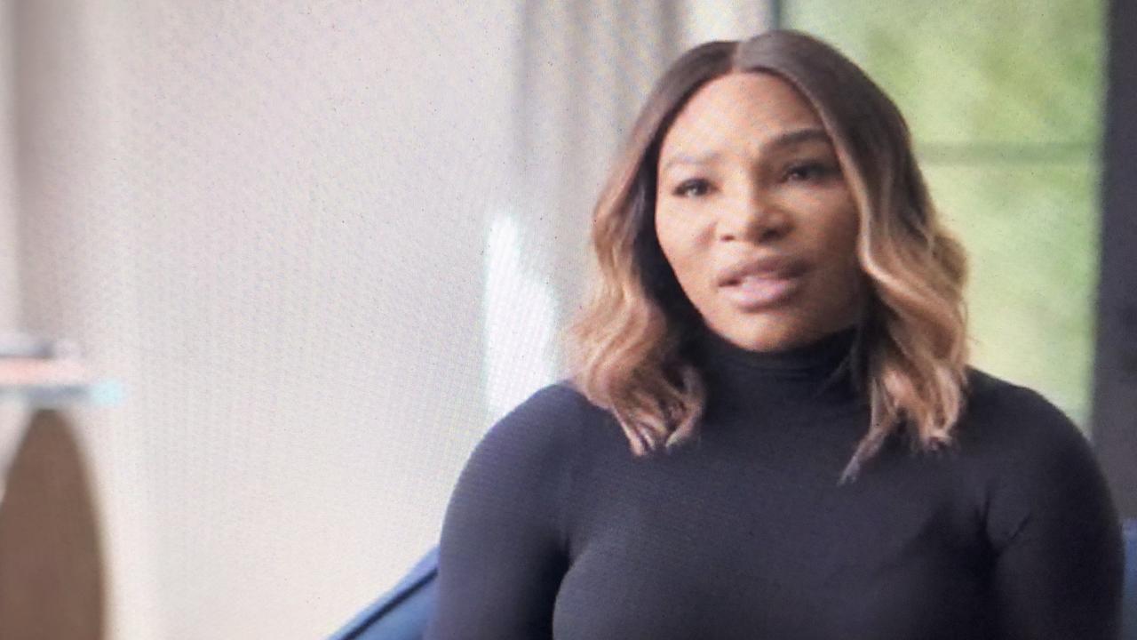 Serena Williams spoke on the final episode of the Netflix docuseries about Harry and Meghan. Picture: Netflix