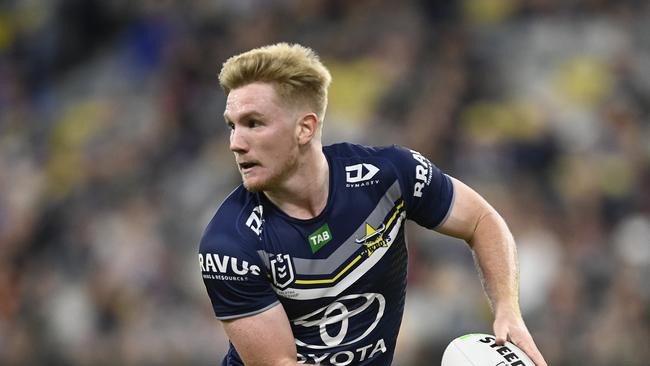 Cowboys star Tom Dearden has declared he wants to stay in North Queensland. Picture: Getty Images.