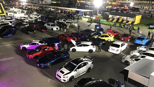 Hundreds of enthusiasts brought their cars to Beat the Blue