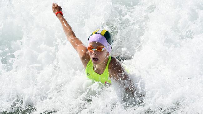 There was some great action in the big surf on the Sunshine Coast.