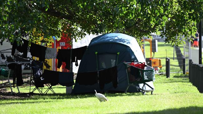 Failure to manage migration has created an underclass of working homeless citizens. Picture: Lyndon Mechielsen/Courier Mail