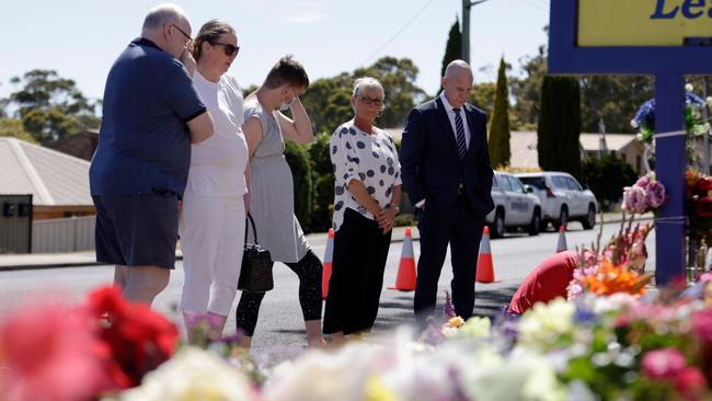 Premier Peter Gutwein outside the Hillcrest Primary School. Picture: NCA Newswire / Grant Viney