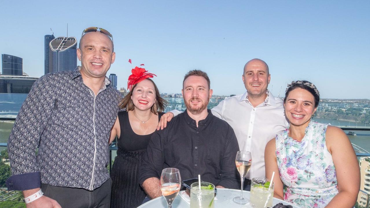 Melbourne Cup at the Emporium Hotel, South Bank. Photo: Stephen Archer