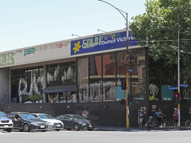 The Cancer Council Building at 1 Rathdowne St back in 2018. Picture: David Crosling