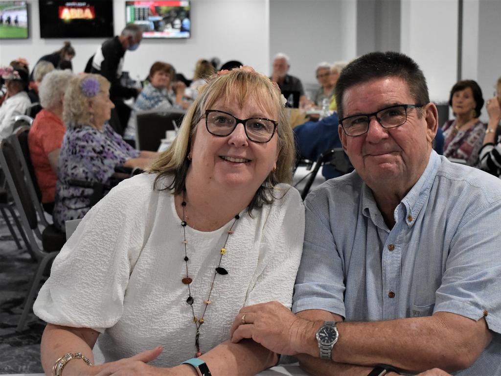 Ian and Leanne Speechley at the Grafton District Services Club 2021 Melbourne Cup Luncheon.