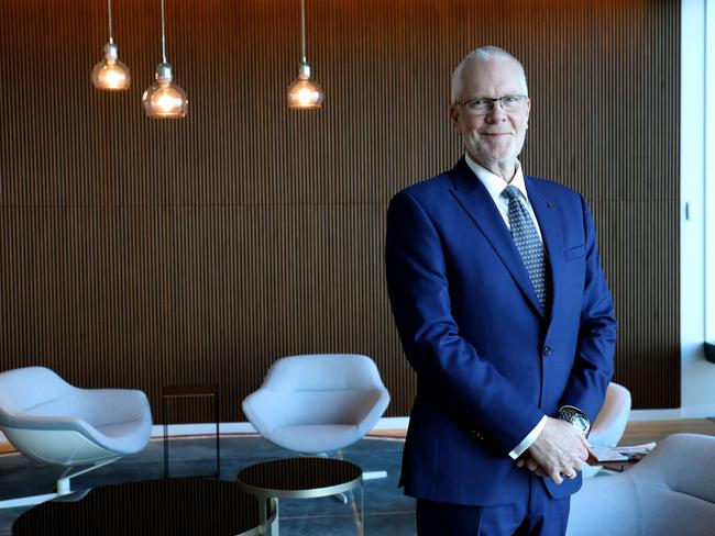 11/07/2018: ABC chairman Justin Milne before giving a speech on future of ABC at American Chamber of Commerce event in Sydney.Pic by James Croucher