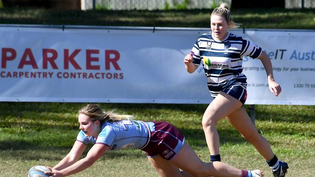 Norths v Brothers women Rugby Saturday July 16, 2022. Picture, John Gass