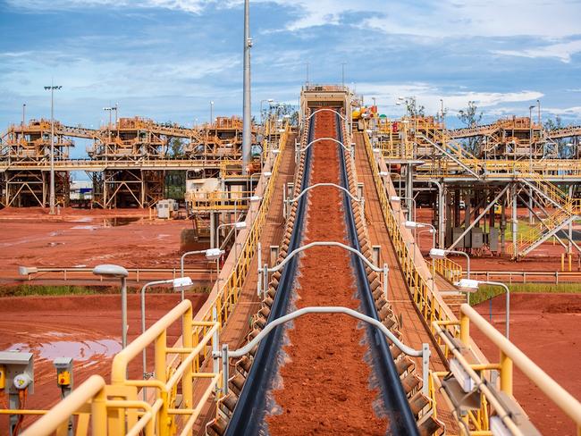 SYDNEY, AUSTRALIA - MARCH 6:  Rio Tinto Amrun Opening in Weipa on March 6, 2019.