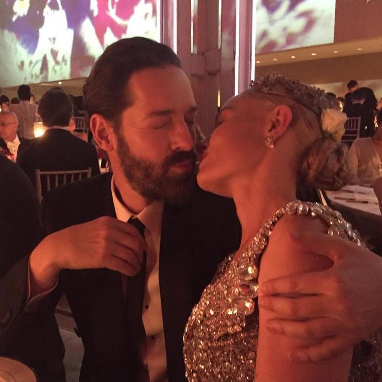 Met Gala 2016 on social media ... Michael Polish and Kate Bosworth. Picture: Instagram