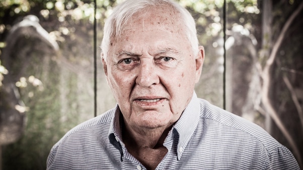 Alan Bond at his mansion in Cottesloe, Perth in 2014. Picture: Supplied