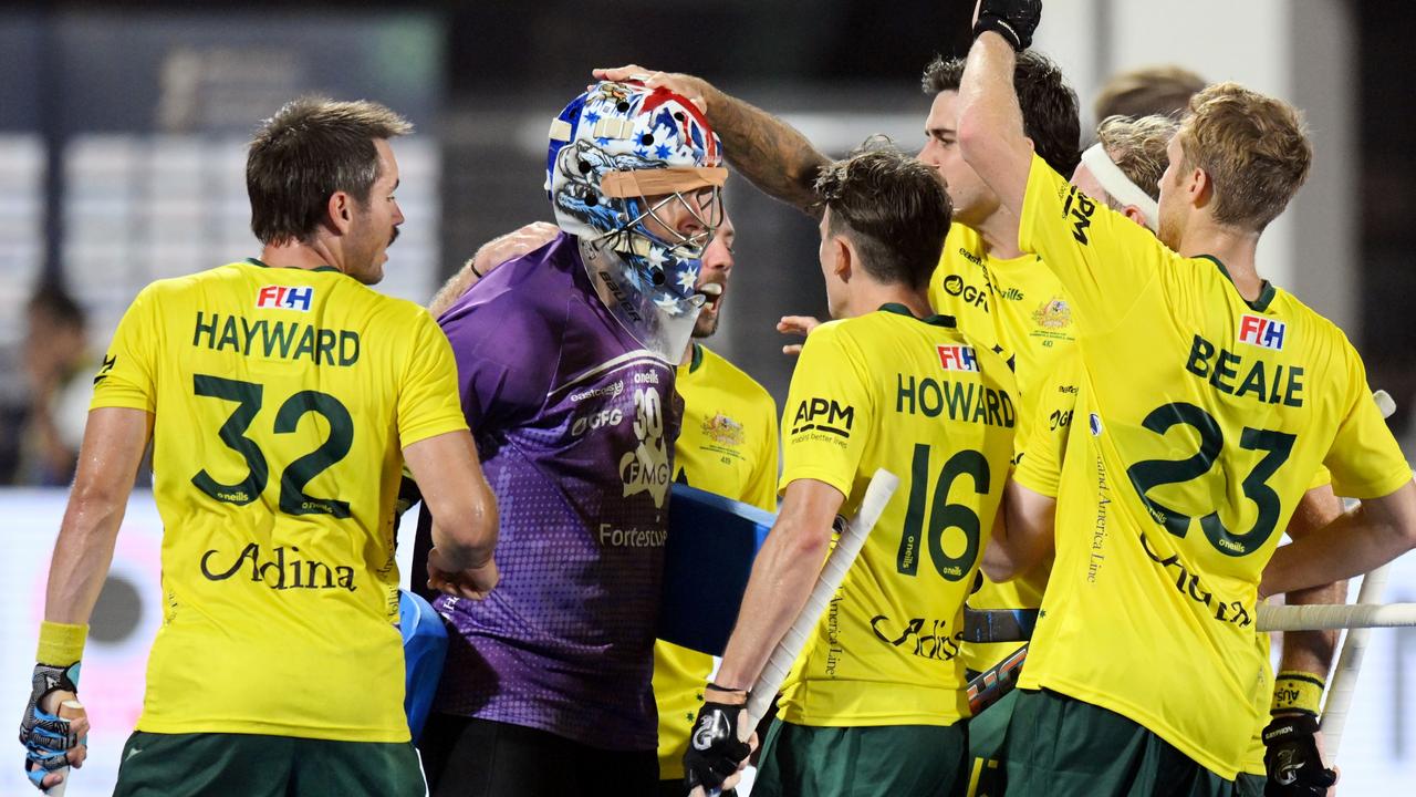 Hockey World Cup goalkeeper Andrew Charter stars as Australia