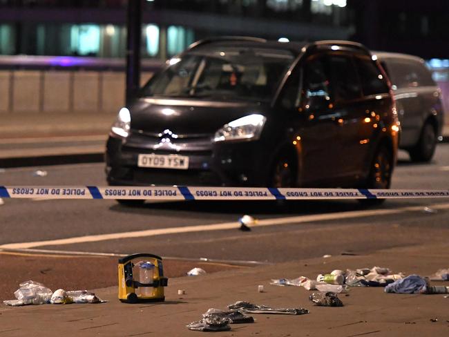 Eight were killed in an attack on London Bridge and Borough Market in June. Picture: AFP