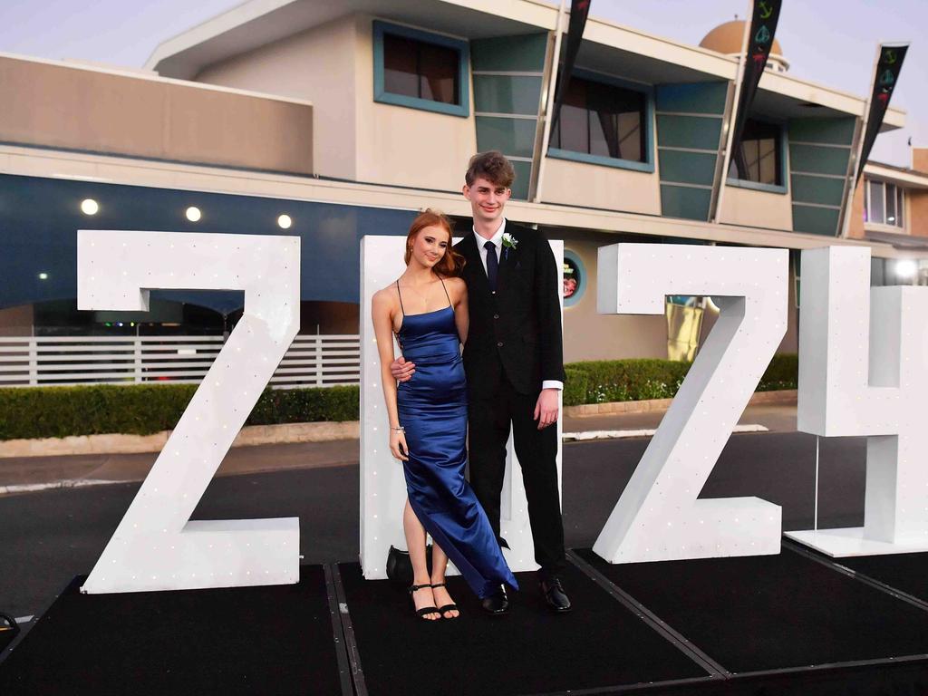 Jaxon Hand & Allegra Philippe at Xavier Catholic College year 12 formals. Picture: Patrick Woods.