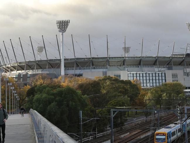 MELBOURNE, AUSTRALIA - NewsWire Photos. MAY 26, 2021: The Melbourne Cricket Ground has been listed as an exposure site in Melbourne with the latest COVID-19 outbreak. Picture: NCA NewsWire / David Crosling