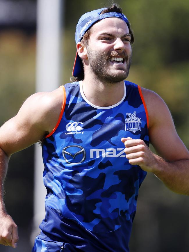 Luke McDonald competes in a pre-season time-trial. Picture: Michael Klein