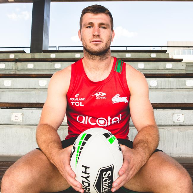 New South Sydney signing Jai Arrow at Redfern Oval. Picture: South Sydney Rabbitohs