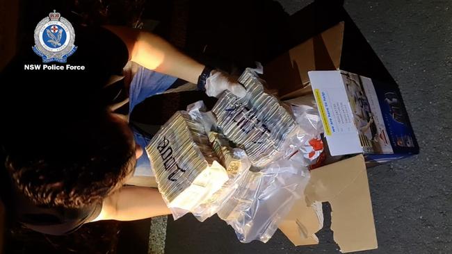 Police seized $4.5 million worth of cocaine, cannabis and chemicals on Thursday. Picture: NSW Police