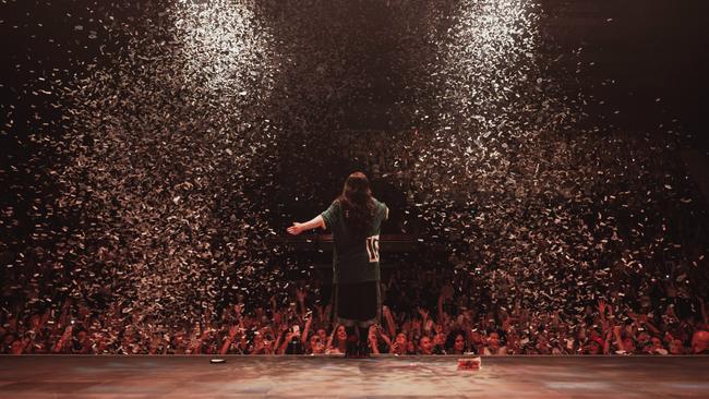 Billie Eilish’s finale in Brisbane on Tuesday. Picture: Henry Wu