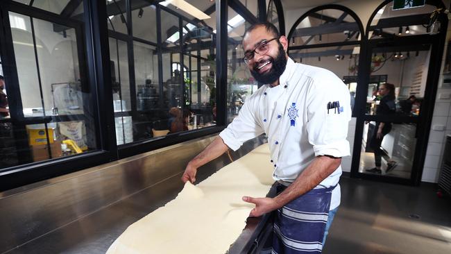 AU79 pastry chef Vikramaditya Sreeman. Picture: Rebecca Michael