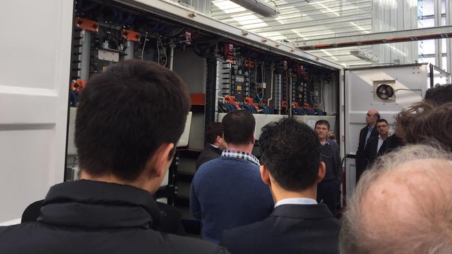 A giant battery that uses vanadium to store renewable energy has started operation at Monash University: Picture Monash University