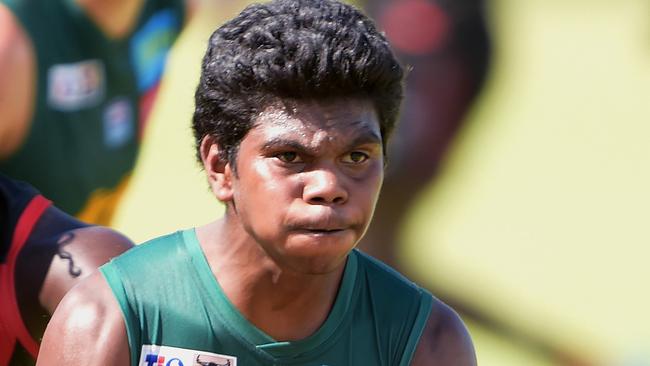 Maurice Rioli Jr has created his own football destiny with a series of brilliant performances for the St Mary's senior side.