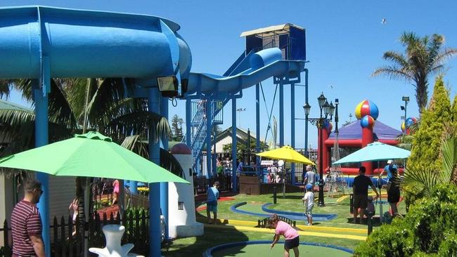 The Semaphore water slide has been closed because of safety concerns. Picture: Supplied