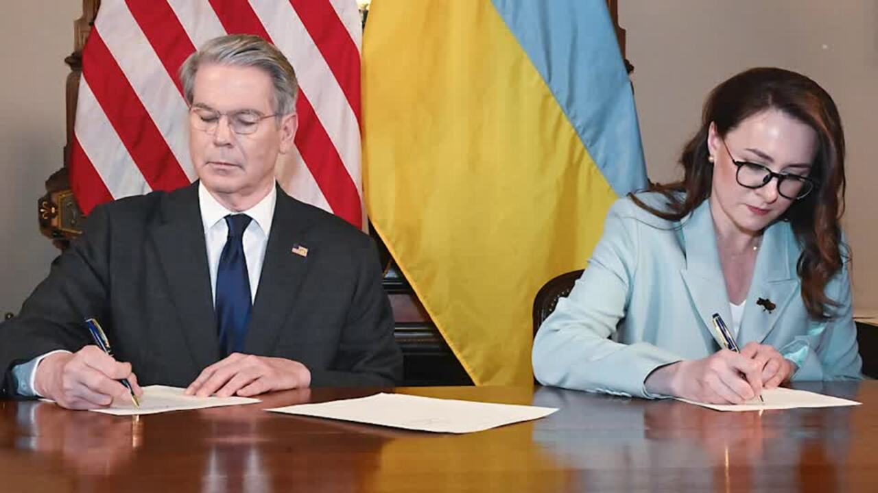 Ukraine, US sign minerals deal sought by Trump