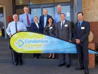 Condamine Alliance Board and Company Members. From L to R: George Moore, Dr Jim Cavaye, Amanda Hannay, Ed Power, MaryLou Gittins, Graham Cooke, Barry O'Shea OAM and Ashley Volz. Picture: Contributed