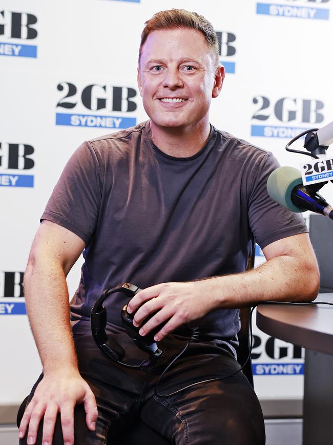 2GB radio host and Ben Fordham. Picture: Sam Ruttyn