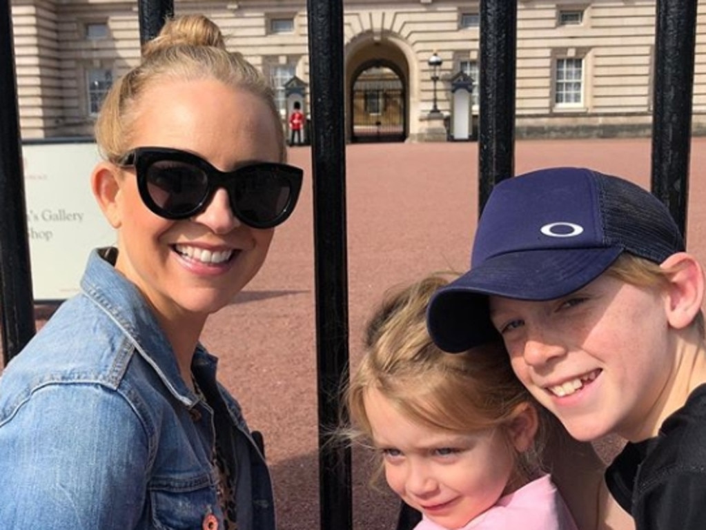 Bickmore said she was planning a “family adventure” in the UK, which she has previously visited. Image: Carrie Bickmore – @bickmorecarrie