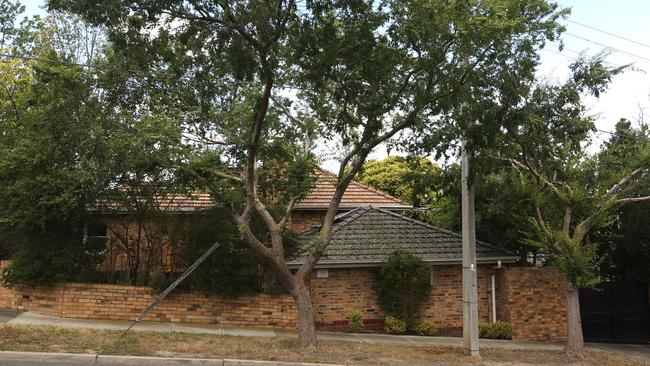 A development in Francesca Street, Mont Albert North has been knocked back at VCAT. Several house near the corner of Relowe crescent have over run gardens. Picture Stuart Milligan