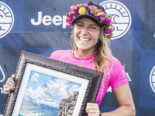 Stephanie Gilmore (AUS) Winner of the   Women 's Maui Pro 2017 in Honolua Bay