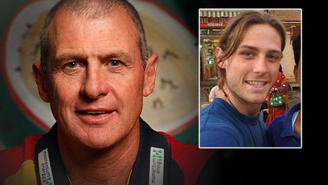 Phil Walsh was killed by his son Cy, right, on July 3, 2015.