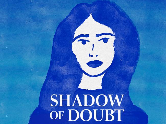 Shadow of Doubt podcast. Illustration and design by Emilia Tortorella.