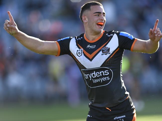 Filling in for the injured Api Koroisau, Tallyn Da Silva produced his best game of first grade so far. Picture: NRL Imagery