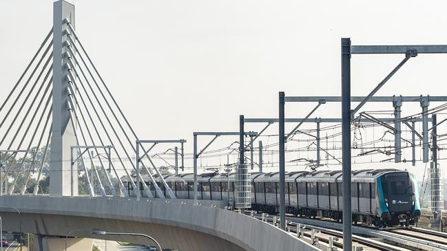 Metro Trains prepare for opening day of the Sydney Metro Northwest at Rouse Hill station.  Located directly outside the Rouse Hill Town Centre and above the existing T-way, the new Rouse Hill Station will service this growing retail and entertainment precinct.