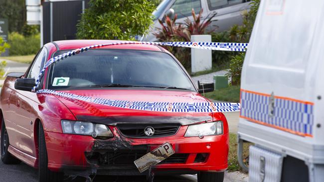 Queensland Fire and Emergency Service crews were called out to an arson in Logan Reserve this morning. Picture: Renae Droop