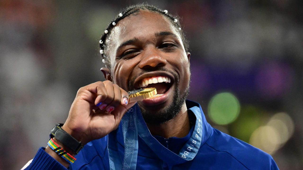 Noah Lyles claimed the coveted 100m gold. Picture: AFP