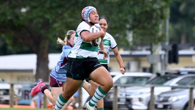 Sunnybank Dragons StoreLocal Premier Women prop Sky-yvette Faimalie. Picture, John Gass