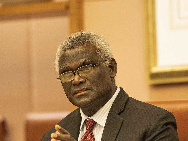 Mr Sogavare has maintained that Australia is Solomon Islands’ ‘security partner of choice’. Picture: NCA NewsWire / Gary Ramage