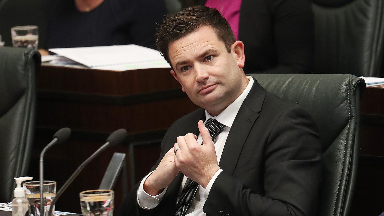 Dean Winter Labor member for Franklin. Question time in the Tasmanian parliament. Picture: Nikki Davis-Jones