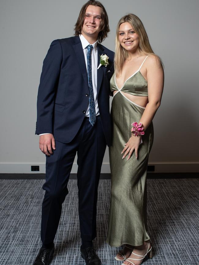 Matt Birley, 18, of Balgowlah with Liz Kennis, 18 of Allambie Heights.