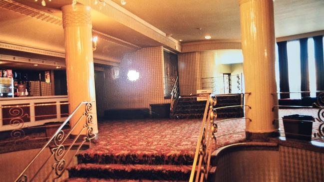 The staircase at the cinema. Picture: David Kilderry