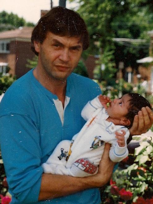 Jack Barsky with daughter Chelsea. Picture: Supplied