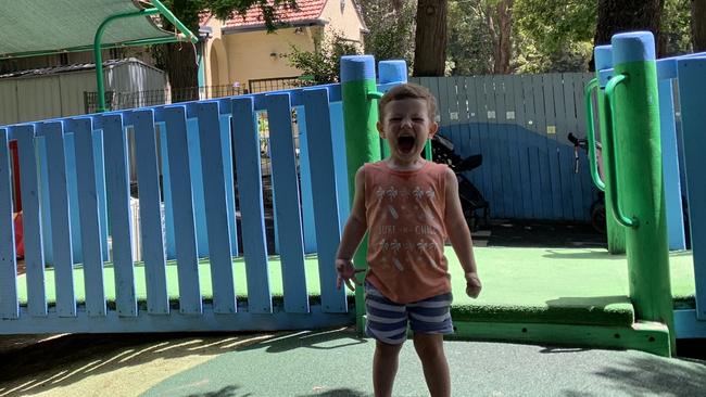 Children enjoy outdoor play time at St Ives Occasional Care. Picture: supplied