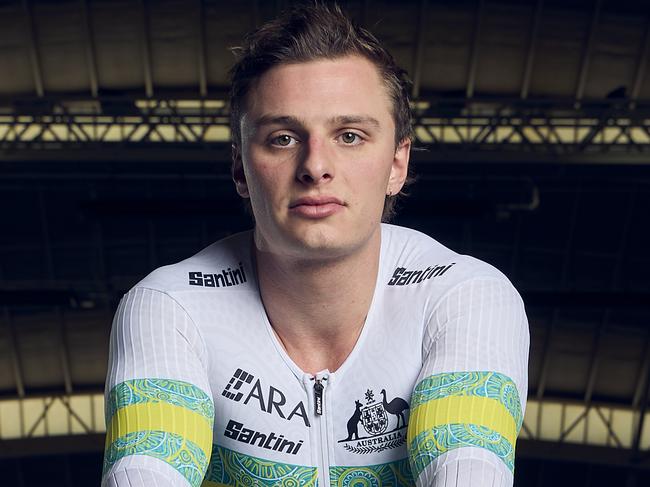 Matt Richardson at the Adelaide Super-Drome in Gepps Cross, ahead of the 2023 Tissot UCI Track Nations Cup, Friday, Nov. 17, 2023. Picture: Matt Loxton