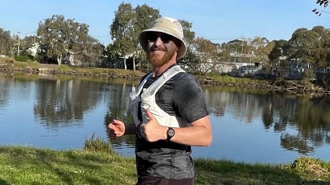 Harry Woolley is running 100 half marathons in 100 days to raise $100k for cancer research. Picture: Supplied