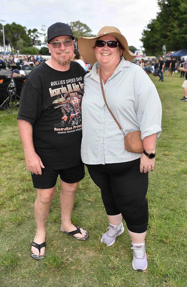 Robert Boulton and Sonia Sillitoe at Sounds of Rock 2024 in Hervey Bay. Picture: Patrick Woods.