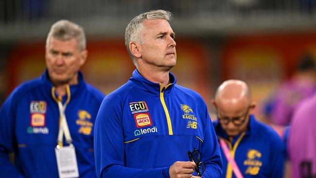 What does the future hold for Adam Simpson? Picture: Daniel Carson/AFL Photos via Getty Images